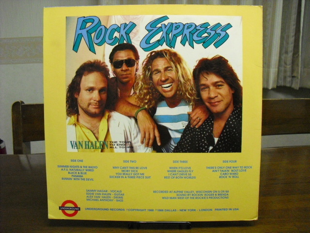 Rock Express (Van Halen Bootleg): Kiss Bootleg 大好き～また西新宿のKinnieに行きたいオヤジの散財日記