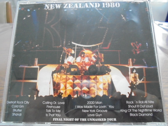 New Zealand 1980 (Kiss Bootleg CD): Kiss Bootleg 大好き～また西