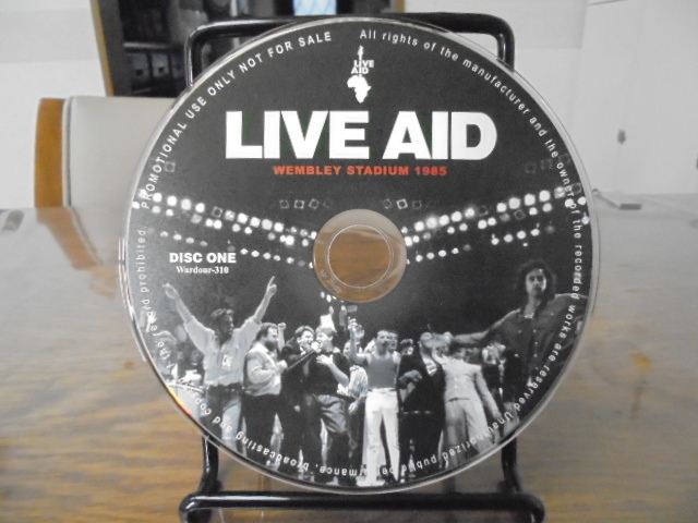 LIVE AID : WEMBLEY STADIUM 1985 (Various Artists Bootleg CD